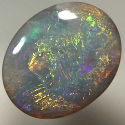 SOLID SEMI BLACK OPAL Bright fire throughout SEE VIDEO